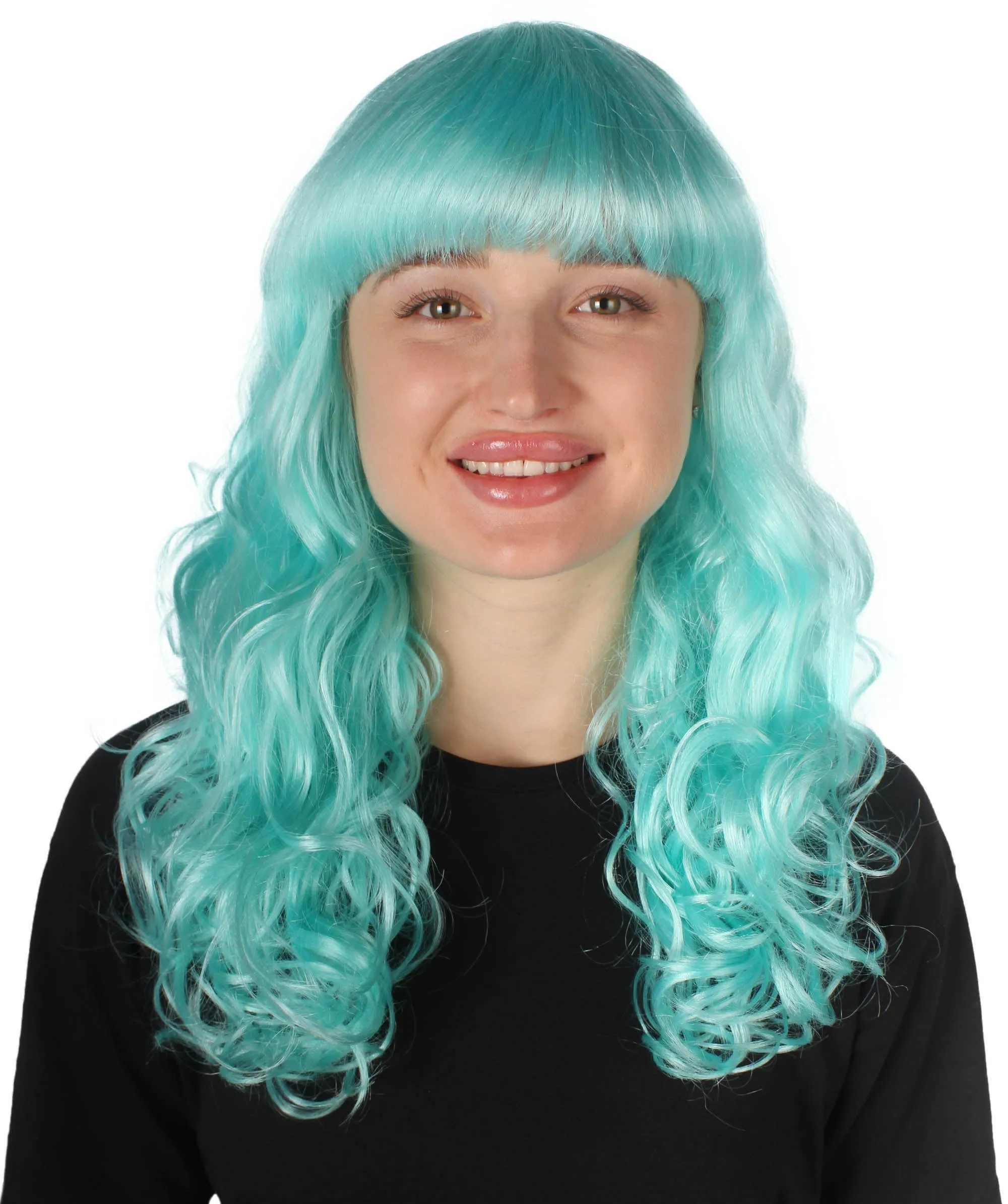 Women's Wig for Cosplay Anti-Hero Girl , Long Curly Party Ready Fancy Cosplay Halloween Wigs , Premium Breathable Capless Cap