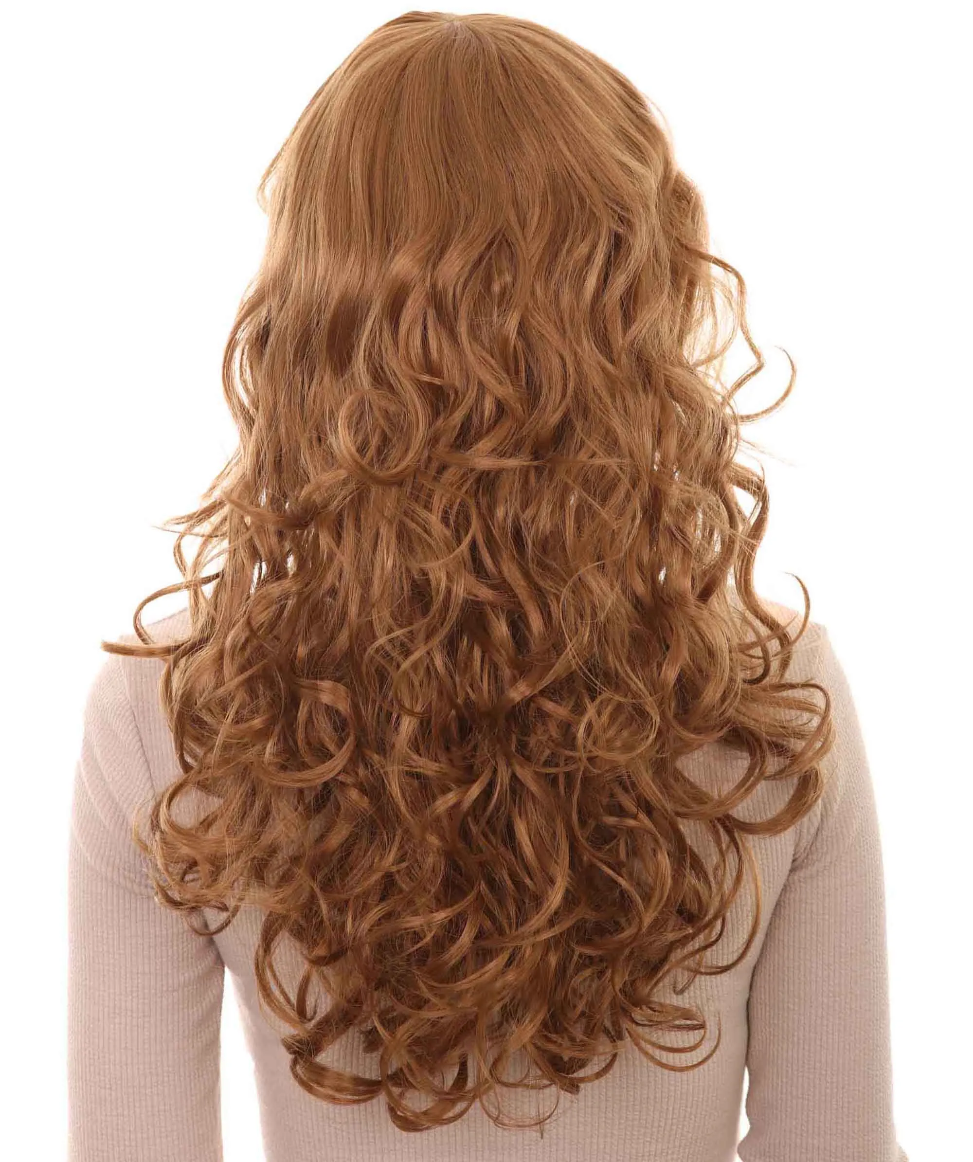 Women's Wig for Cosplay Anti-Hero Girl , Long Curly Party Ready Fancy Cosplay Halloween Wigs , Premium Breathable Capless Cap