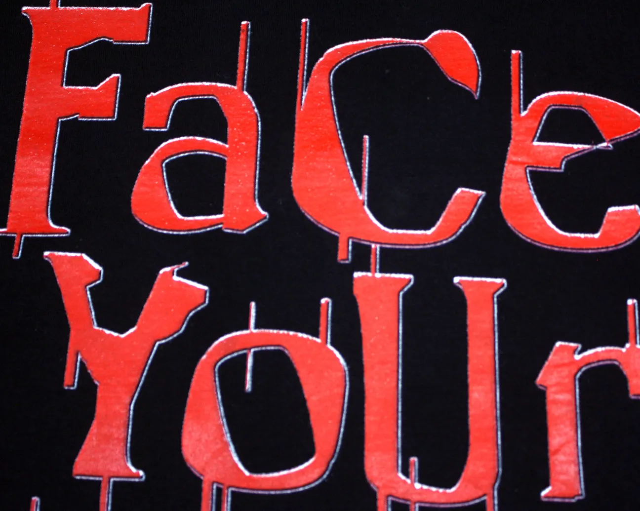 WWE KANE FACE YOUR FEAR T-SHIRT XL